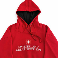 Lade das Bild in den Galerie-Viewer, Hoodie "Switzerland great since 1291", gestickt