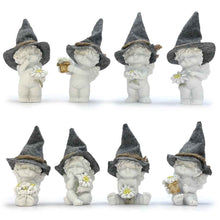 Lade das Bild in den Galerie-Viewer, 8 Stk. Engelchen "Igor" Edelweiss