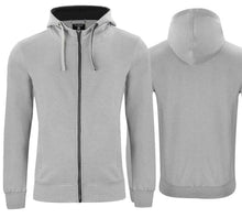 Lade das Bild in den Galerie-Viewer, Kapuzenjacke Graumeliert