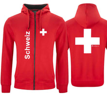 Lade das Bild in den Galerie-Viewer, Kapuzenjacke Schweizerkreuz Schweiz