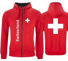 Lade das Bild in den Galerie-Viewer, Kapuzenjacke Damen Schweizerkreuz, Switzerland