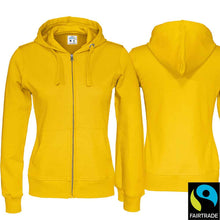 Lade das Bild in den Galerie-Viewer, Kapuzenjacke Damen Gelb, Fairtrade
