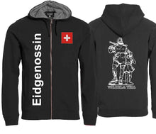 Lade das Bild in den Galerie-Viewer, Kapuzenjacke Unisex Wilhelm Tell Black Edition