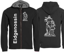 Lade das Bild in den Galerie-Viewer, Kapuzenjacke Unisex Wilhelm Tell Black Edition