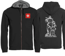 Lade das Bild in den Galerie-Viewer, Kapuzenjacke Unisex Wilhelm Tell Black Edition
