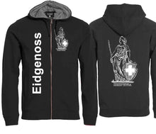 Lade das Bild in den Galerie-Viewer, Kapuzenjacke Unisex Helvetia Black Edition