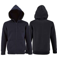 Lade das Bild in den Galerie-Viewer, Kids Kapuzenjacke Navy mit Scherenschnitt