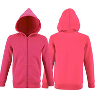 Lade das Bild in den Galerie-Viewer, Kids Kapuzenjacke Pink mit Scherenschnitt