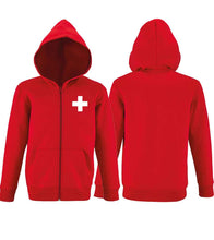 Carica l'immagine nel visualizzatore di Gallery, Kapuzenjacke Kinder Schweizerkreuz