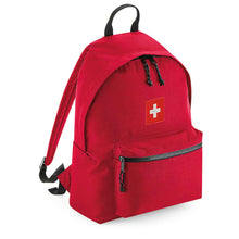 Lade das Bild in den Galerie-Viewer, Rucksack Easy in Rot mit Schweizerkreuz