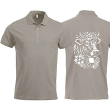 Lade das Bild in den Galerie-Viewer, Polo Alpen-Kuh, Silber, Rücken gross