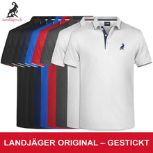 Lade das Bild in den Galerie-Viewer, Landjaeger-Style-Poloshirt-Diverse-Farben