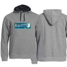 Lade das Bild in den Galerie-Viewer, Hoodie Grau Lucerne (Englisch) Wappen / Schild
