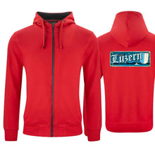 Lade das Bild in den Galerie-Viewer, Kapuzenjacke Rot, Luzern Wappen / Schild