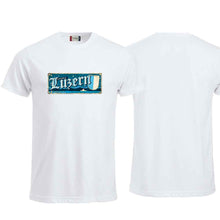Lade das Bild in den Galerie-Viewer, T-Shirt Weiss, Luzern Wappen / Schild