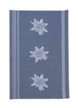Lade das Bild in den Galerie-Viewer, Berg-Edelweiss Küchentuch Blau