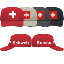 Lade das Bild in den Galerie-Viewer, Militär Cap mit Schweizerkreuz