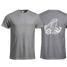 Lade das Bild in den Galerie-Viewer, T-Shirt mit Alpen-Murmeltier, Gtrau, Rücken gross