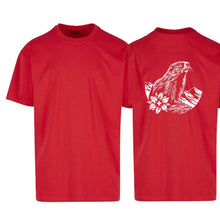 Lade das Bild in den Galerie-Viewer, Oversize T-Shirt mit Murmeltier, Rot, Rücken gross