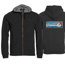 Lade das Bild in den Galerie-Viewer, Kapuzenjacke Schwarz, Kanton Obwalden Wappen / Schild