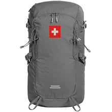 Lade das Bild in den Galerie-Viewer, Outdoor Rucksack in Grau mit Schweizerkreuz