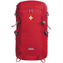 Lade das Bild in den Galerie-Viewer, Outdoor Rucksack in Rot mit Schweizerkreuz