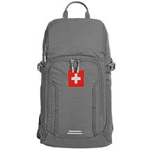 Lade das Bild in den Galerie-Viewer, Outdoor Tages Rucksack in Grau mit Schweizerkreuz