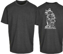 Lade das Bild in den Galerie-Viewer, Oversize T-Shirt Graumeliert mit Wilhelm Tell