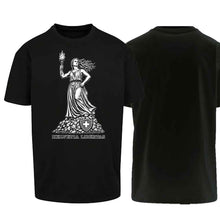 Charger l'image dans la galerie, Oversize T-Shirt Helvetia Libertas, Schwarz, Brust