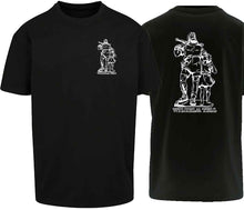 Lade das Bild in den Galerie-Viewer, Oversize T-Shirt Schwarz mit Wilhelm Tell
