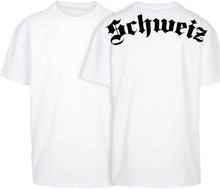 Lade das Bild in den Galerie-Viewer, Spezial Oversize T-Shirt mit Text Schweiz