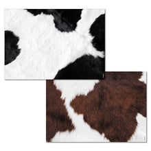 Lade das Bild in den Galerie-Viewer, Papiertischset Kuhfell 2 x 25 Blatt