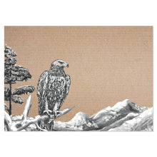 Lade das Bild in den Galerie-Viewer, Papiertischset Vogel