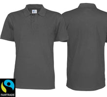 Lade das Bild in den Galerie-Viewer, Polo Grau, Fairtrade