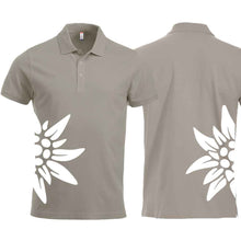 Load image into Gallery viewer, Edelweiss Polo, Silber, Seite