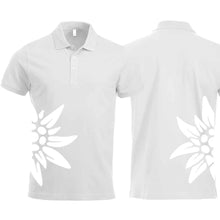 Load image into Gallery viewer, Edelweiss Polo, White Edition, Seite