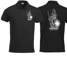 Lade das Bild in den Galerie-Viewer, Polo Unisex Helvetia Black Edition