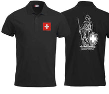 Lade das Bild in den Galerie-Viewer, Polo Unisex Helvetia Black Edition