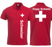 Lade das Bild in den Galerie-Viewer, Polo Schweizerkreuz Hopp Schwiiz