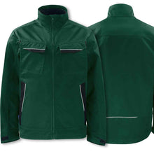 Lade das Bild in den Galerie-Viewer, Projob Arbeitsjacke mit Kontrastelementen Grün