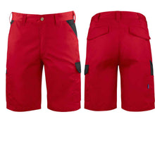 Load image into Gallery viewer, Arbeitshose kurz Allzweck Projob Herren Rot