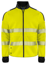 Load image into Gallery viewer, Projob Full Zip Sweat Jacke gelbschwarz vorne