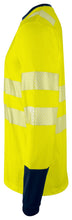 Load image into Gallery viewer, Projob Langarm T-Shirt Klasse 3/2 gelbmarine links