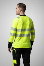 Load image into Gallery viewer, Projob_Langarm_T-Shirt_Klasse_3_2_gelbschwarz_mensch1
