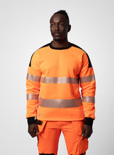Load image into Gallery viewer, Projob Sweatshirt klasse 3/2 orangeschwarz Mensch
