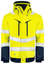 Load image into Gallery viewer, Projob funktionsjacke Klasse 3 gelb/marinevorne