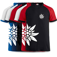 Load image into Gallery viewer, Edelweiss raglan T-shirt
