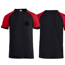 Load image into Gallery viewer, Raglan T-shirt Edelweiss, Black Edition, Edelweiss chest