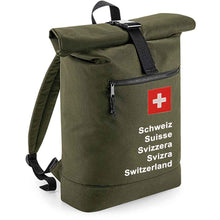 Lade das Bild in den Galerie-Viewer, RollTop Rucksack Schweizerkreuz 20L