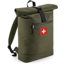 Lade das Bild in den Galerie-Viewer, RollTop Rucksack Schweizerkreuz 20L